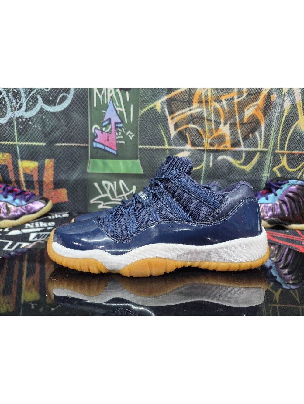 Air Jordan 11 Low Navy Gum 2016 DS in 4.5M 4.5Y or 6W